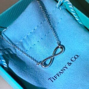 Tiffany & Co. Silver Infinity Necklace